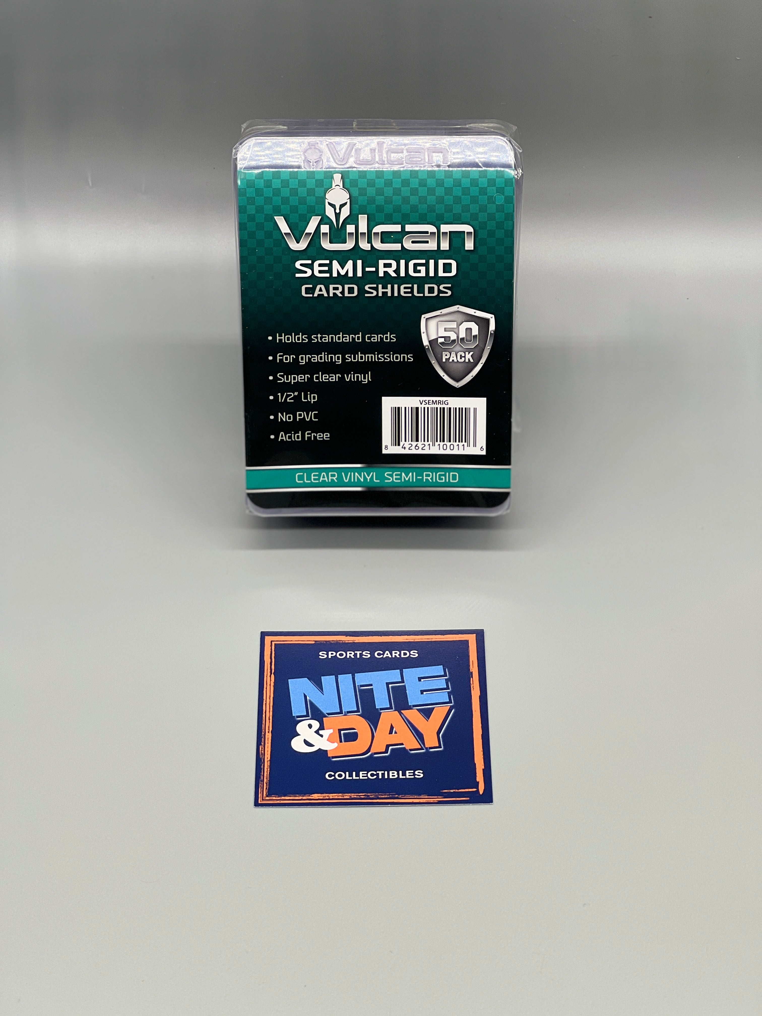 Semi Rigid Card Sleeves by Vulcan Shield
