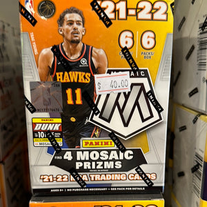 21/22 Mosaic Basketball Blaster Box